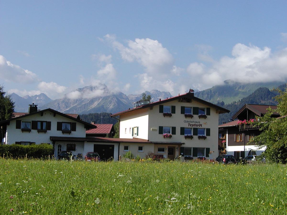 Alpenflair Ferienwohnungen Gaestehaus Tepferdt Oberstdorf Exterior foto